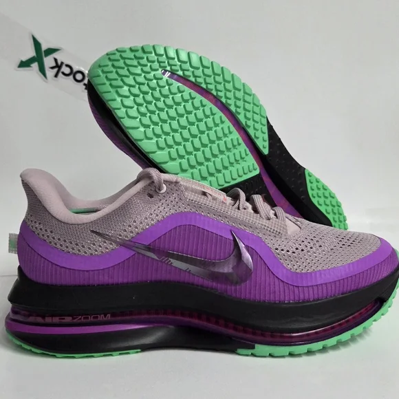 Nike Air Zoom Pegasus Premium Flyknit Purple II0602-500 Women's Sz 11.5 Mens 10 - Picture 12 of 13